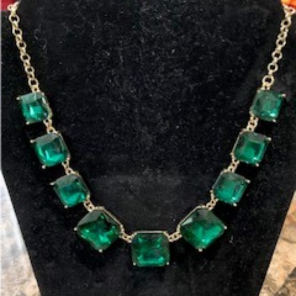 Palm Beach Jewelry Jewelry Palm Beach Jewelry Green Gem 2 Necklace